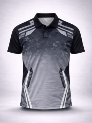 Phantom Pro Custom Team Jersey Black Grey Front
