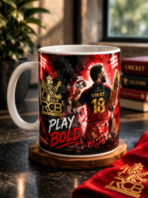 Royal Challengers Bangalore Mug Virat 18 IPL Coffee Mug